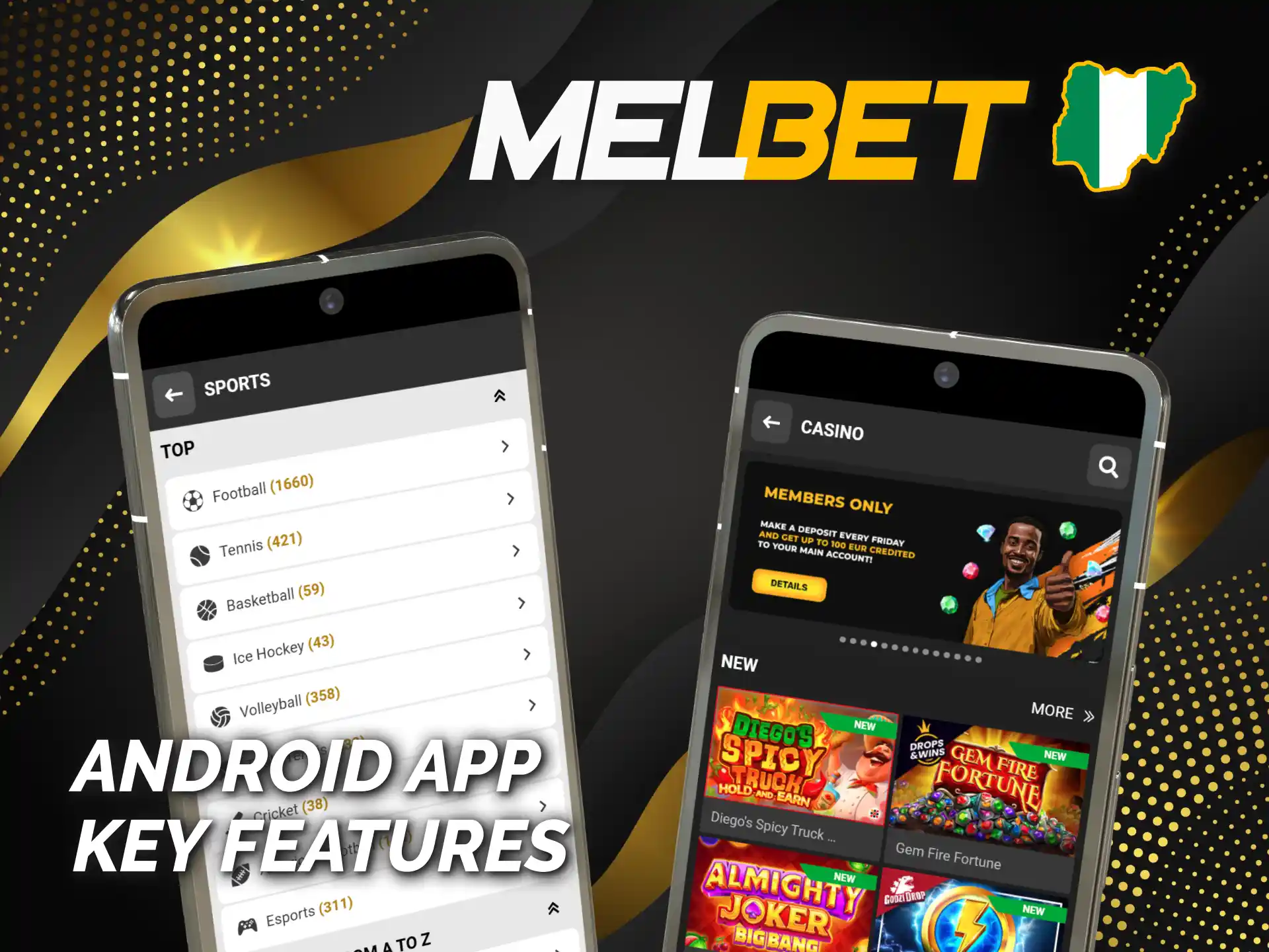 Experience Melbet platform advantages with official Android app in Nigeria.