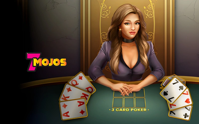 Play 3 Card Poker with realistic settings and HD streaming at Melbet.