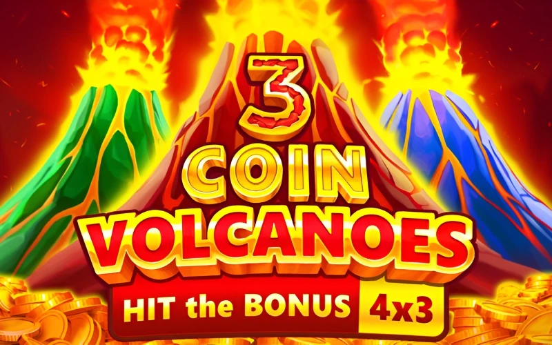 Play 3 Coin Volcanoes Hit the Bonus at Melbet Nigeria.