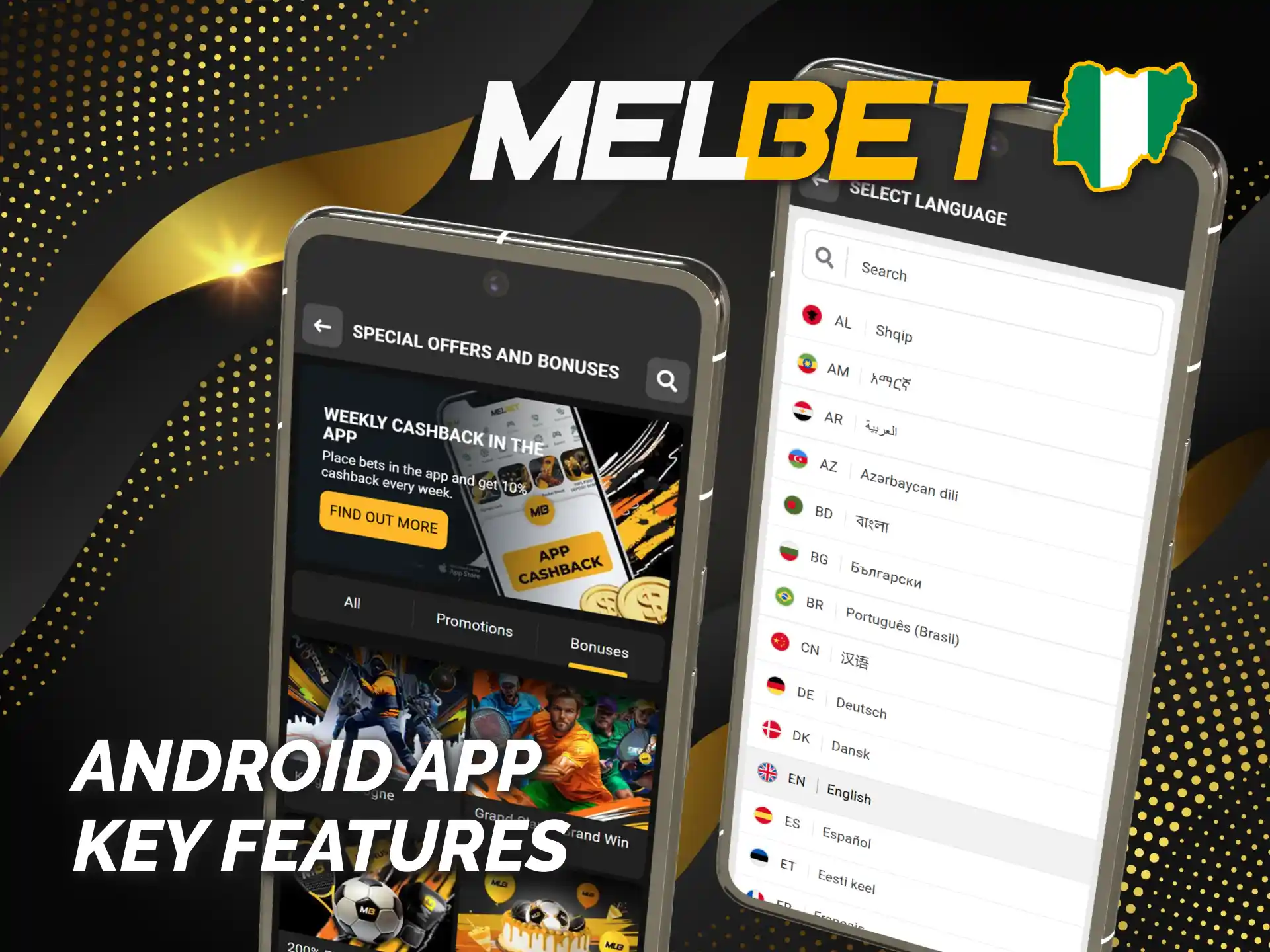 Discover key features of Melbet official Android app in Nigeria.