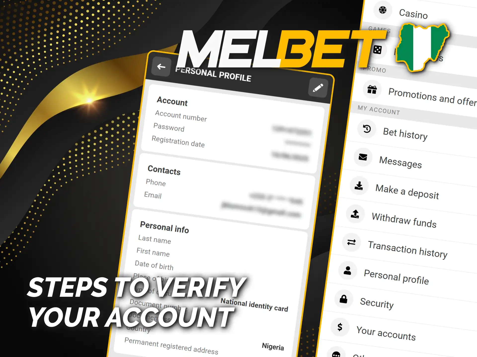 Verify your Melbet Nigeria official account for security and withdrawals.