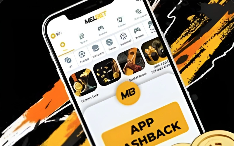 Get weekly cashback from losses on the Melbet official app.