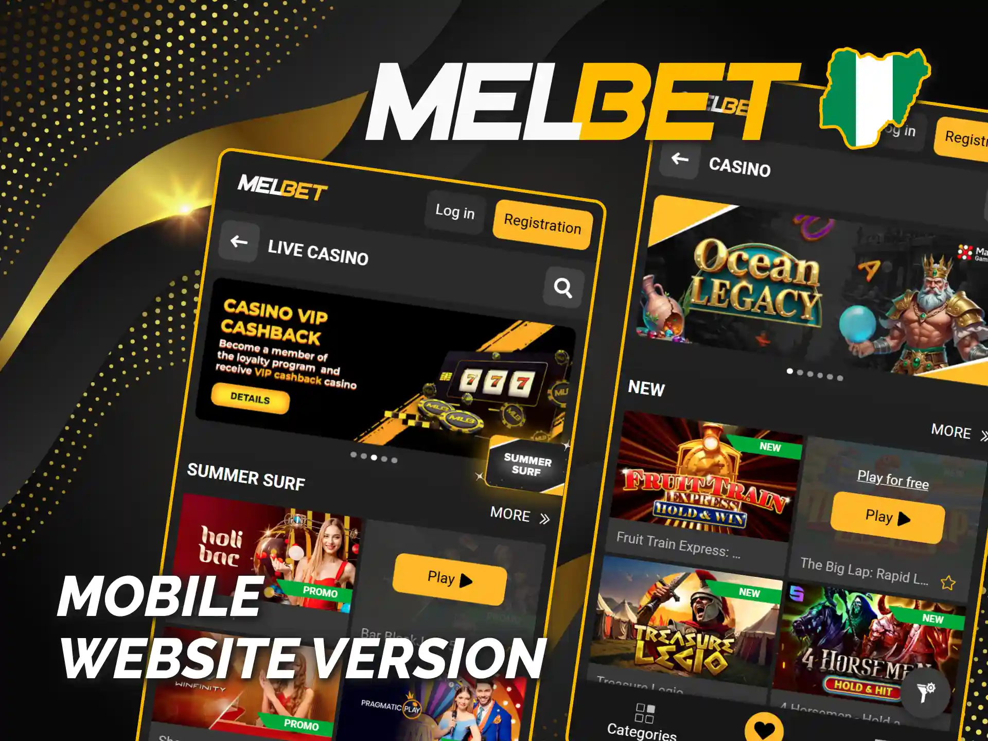 Access Melbet casino games through a mobile browser from Nigeria.