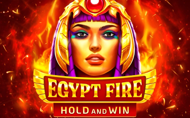Check out Egypt Fire Hold and Win game on Melbet.