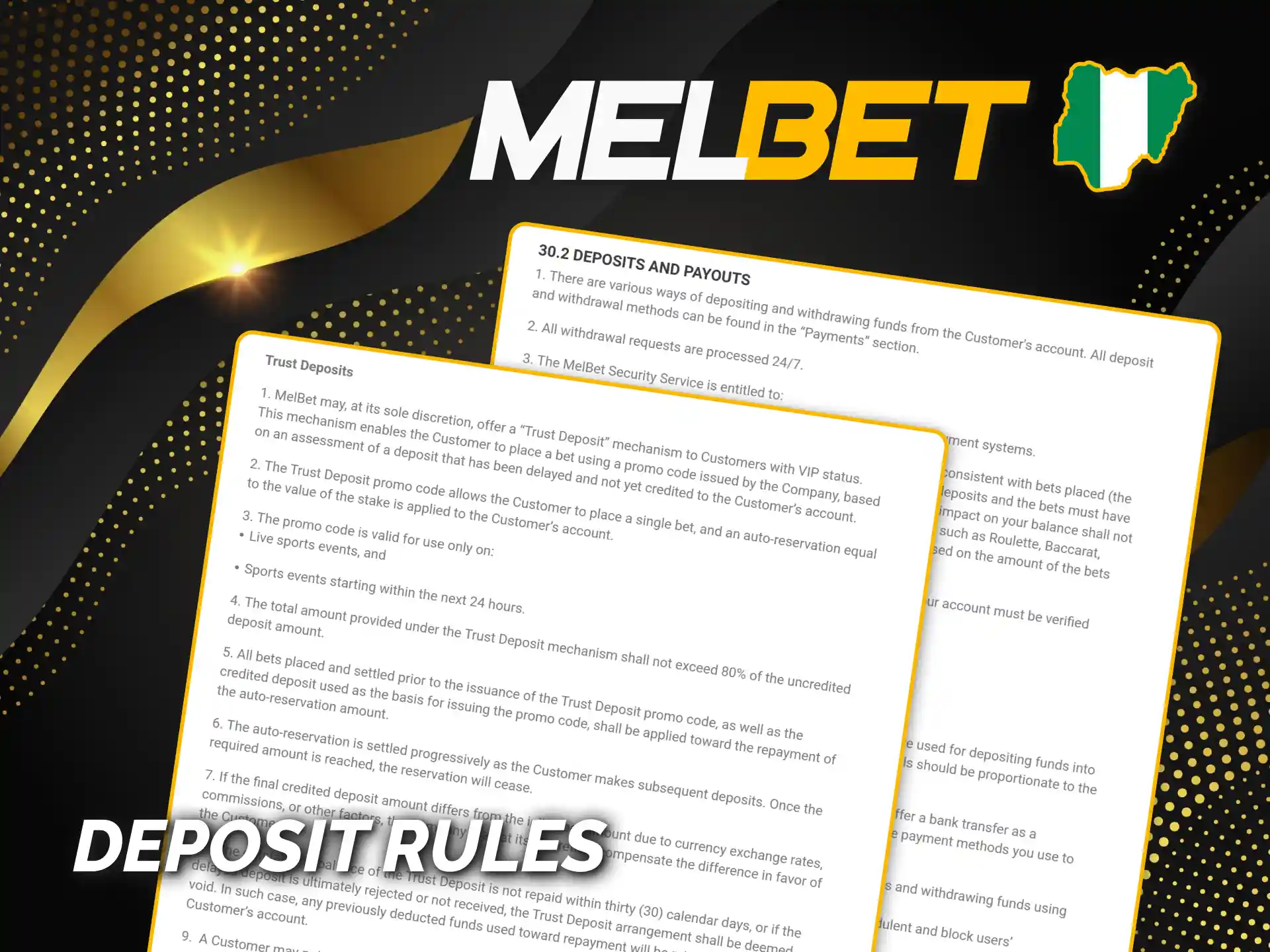Follow guidelines to successfully deposit money to your Melbet account.