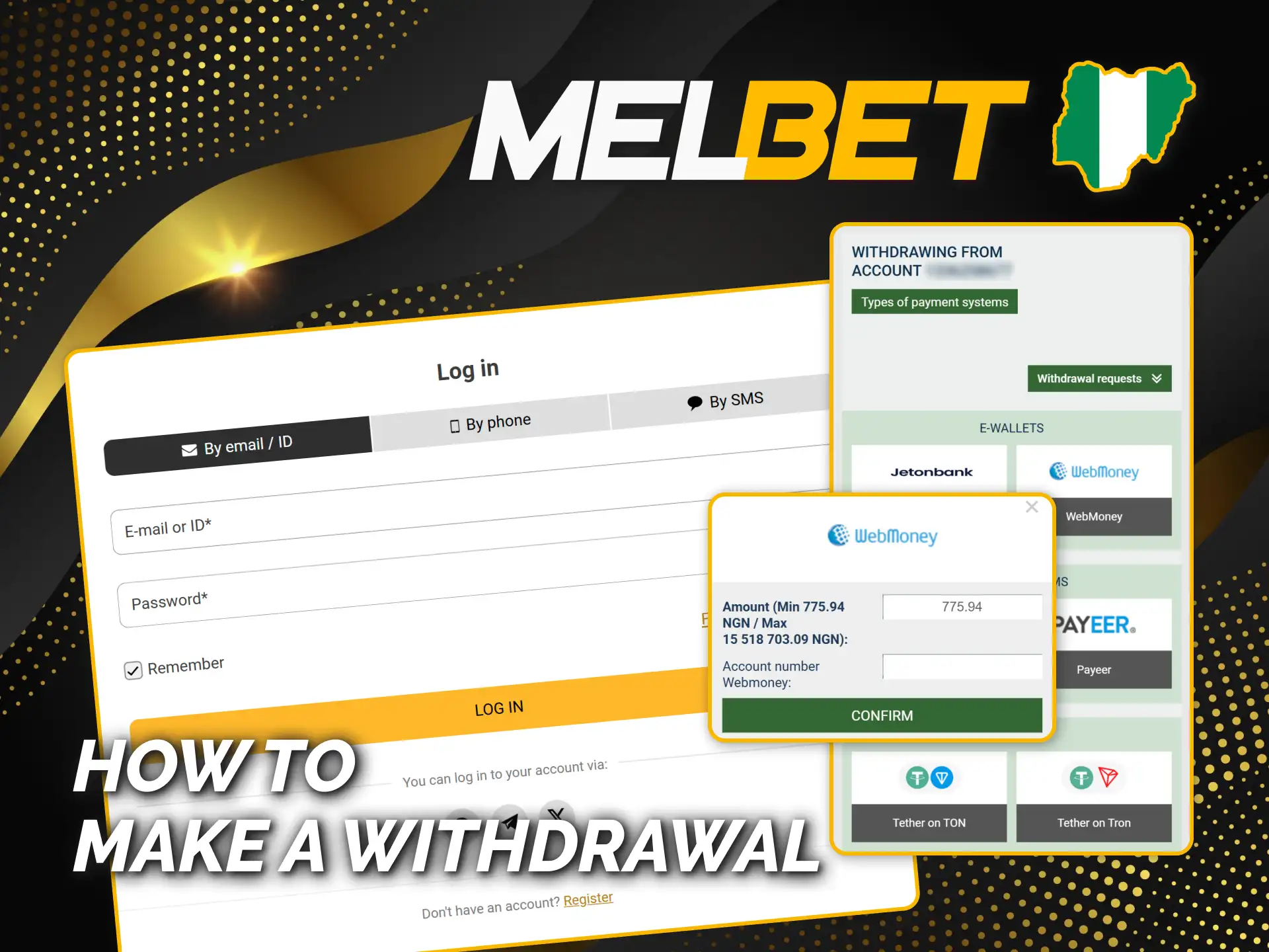 Get your winnings from Melbet Nigeria with a quick withdrawal.