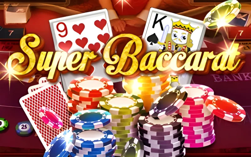 Play Super Baccarat with clear graphics at Melbet Nigeria.