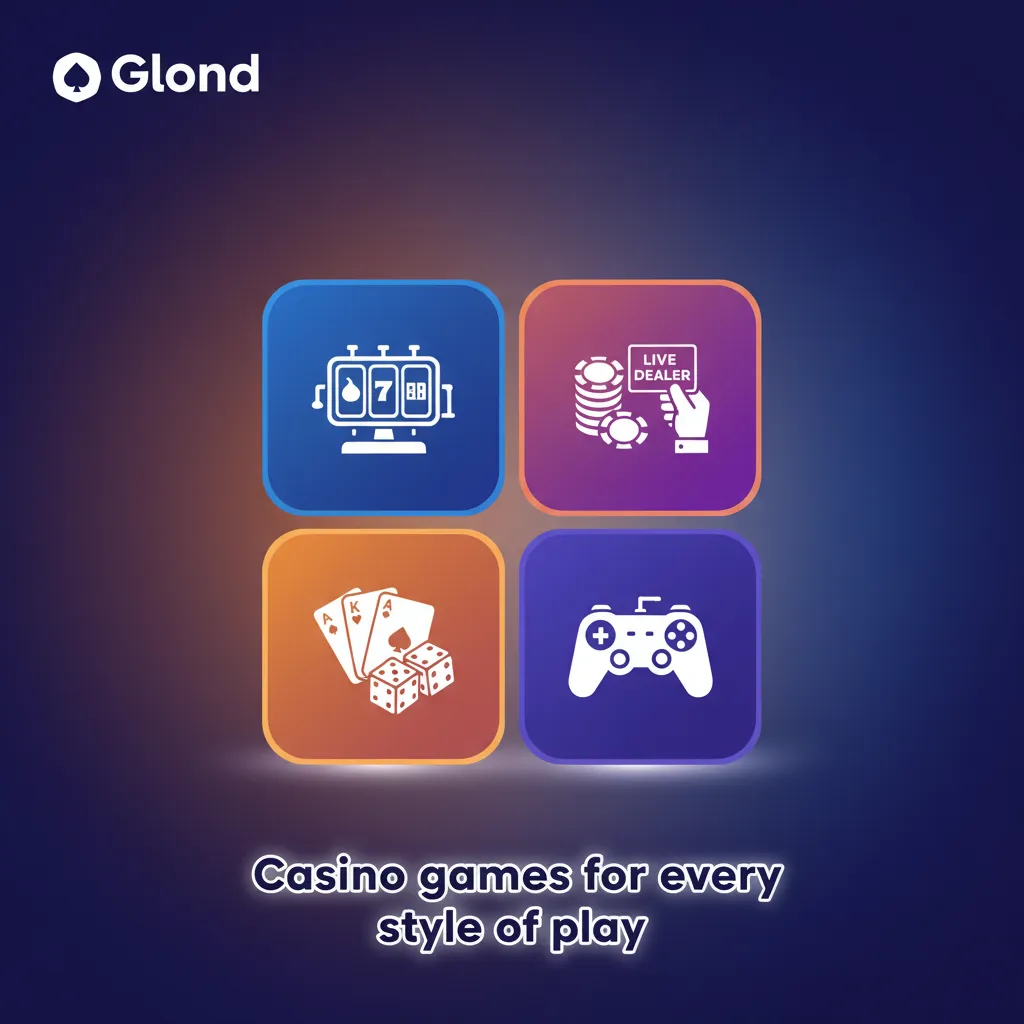 Casino games for every style: slots, Megaways, progressive jackpots, roulette, blackjack, baccarat, poker, live dealer.