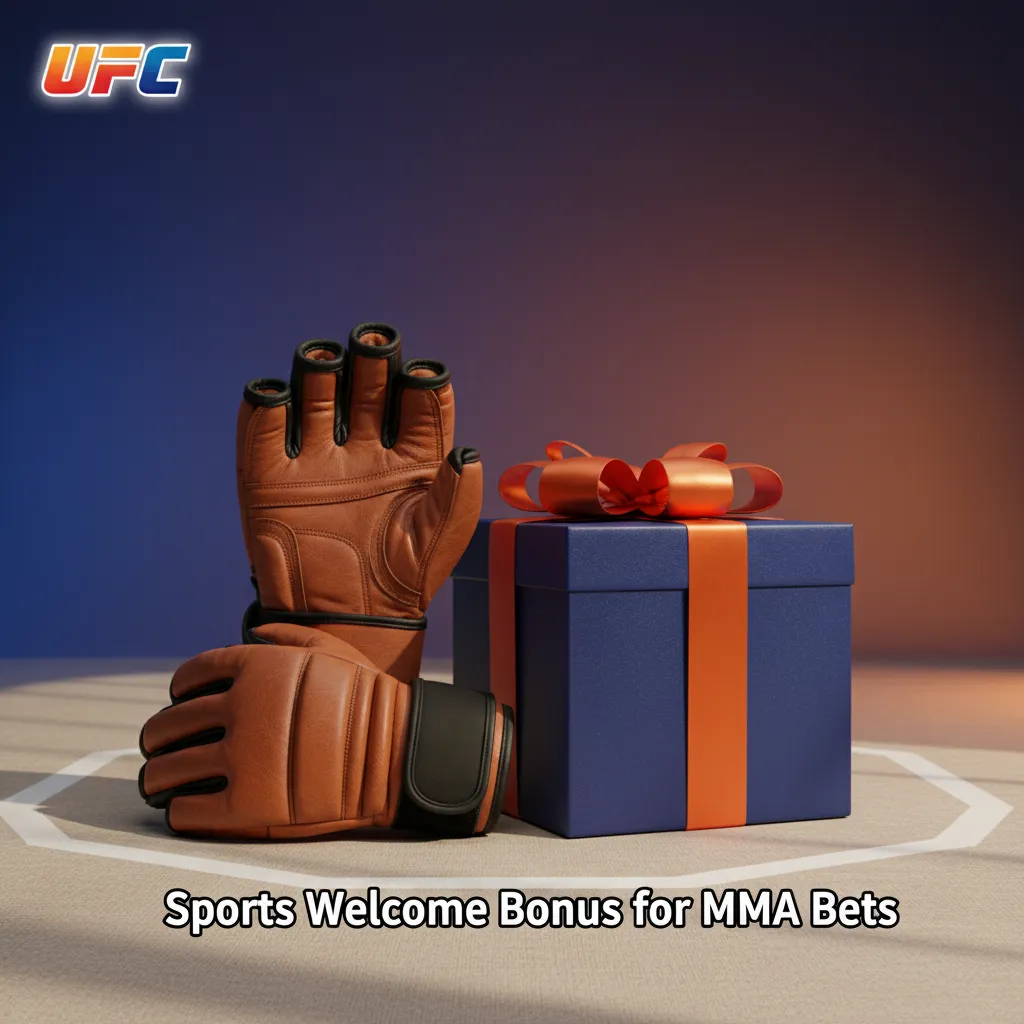 Banner for MMA welcome bonus: first deposit match up to cap; min odds, accumulator legs, wagering requirements apply.
