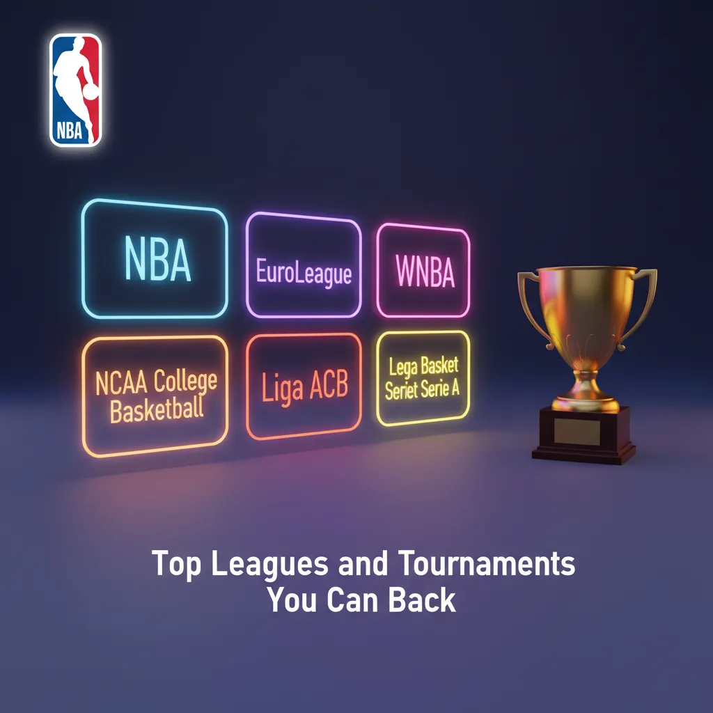 Basketball leagues to bet: NBA, WNBA, NCAA D-I, EuroLeague, EuroCup, BAL, FIBA events; spreads, totals, moneyline, quarters