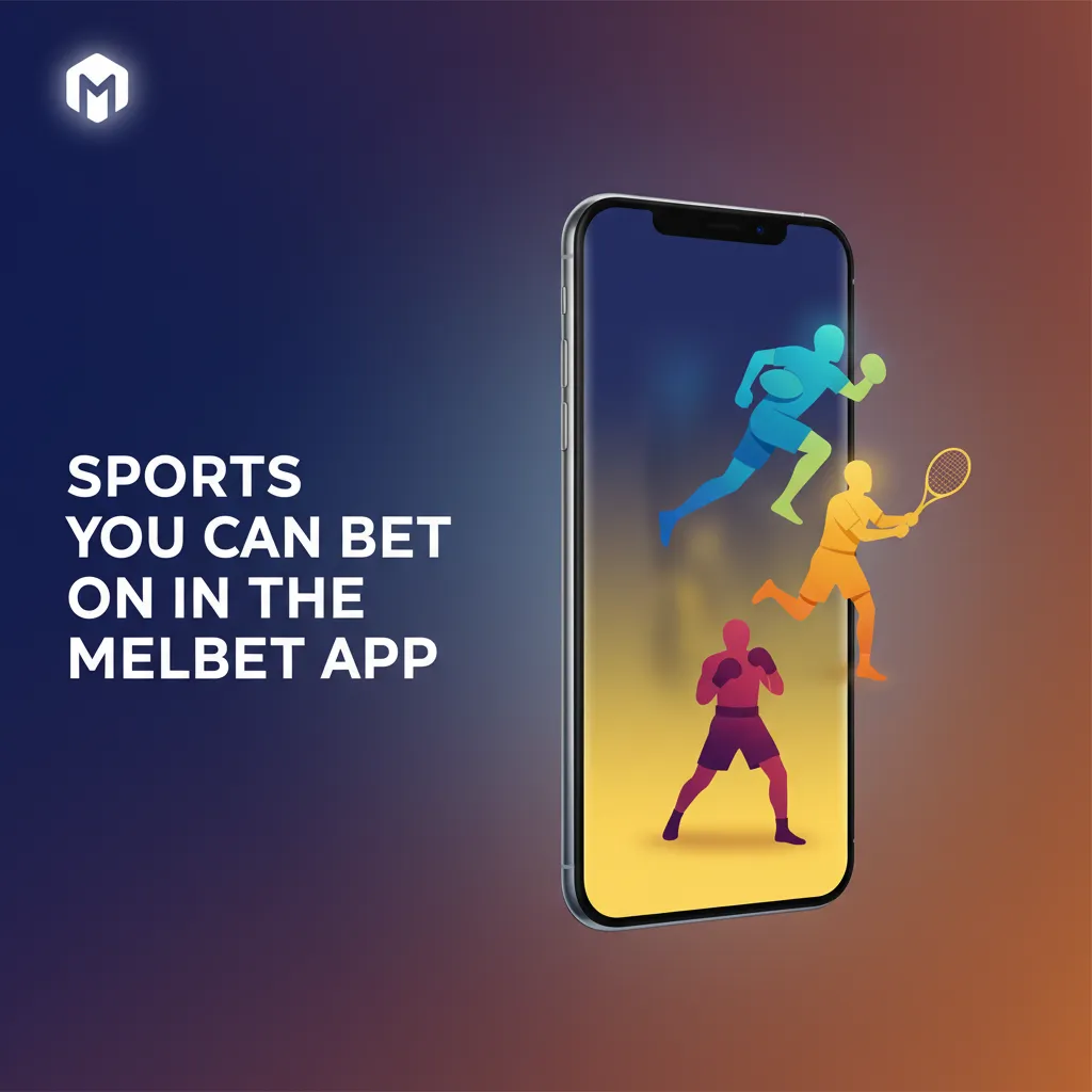 Sports you can bet on in the Melbet app: football, basketball, tennis, cricket, boxing, MMA, table tennis, handball, esports.