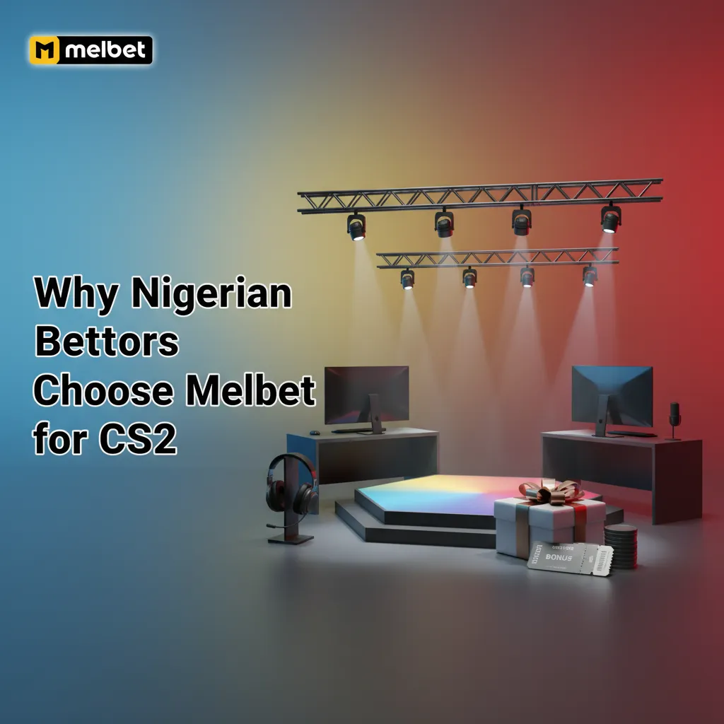 Melbet CS2 Nigeria banner: NGN accounts, local payments, fast payouts, live betting, sharp odds, apps, Cashout, 24/7 support.