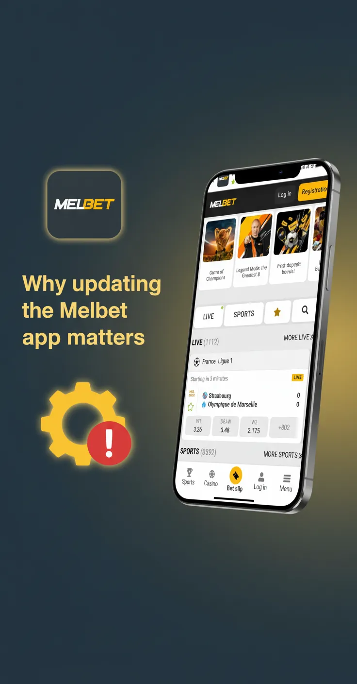 Why updating the Melbet app matters: improved speed, bug fixes, fresher odds, security, lower data and battery use.