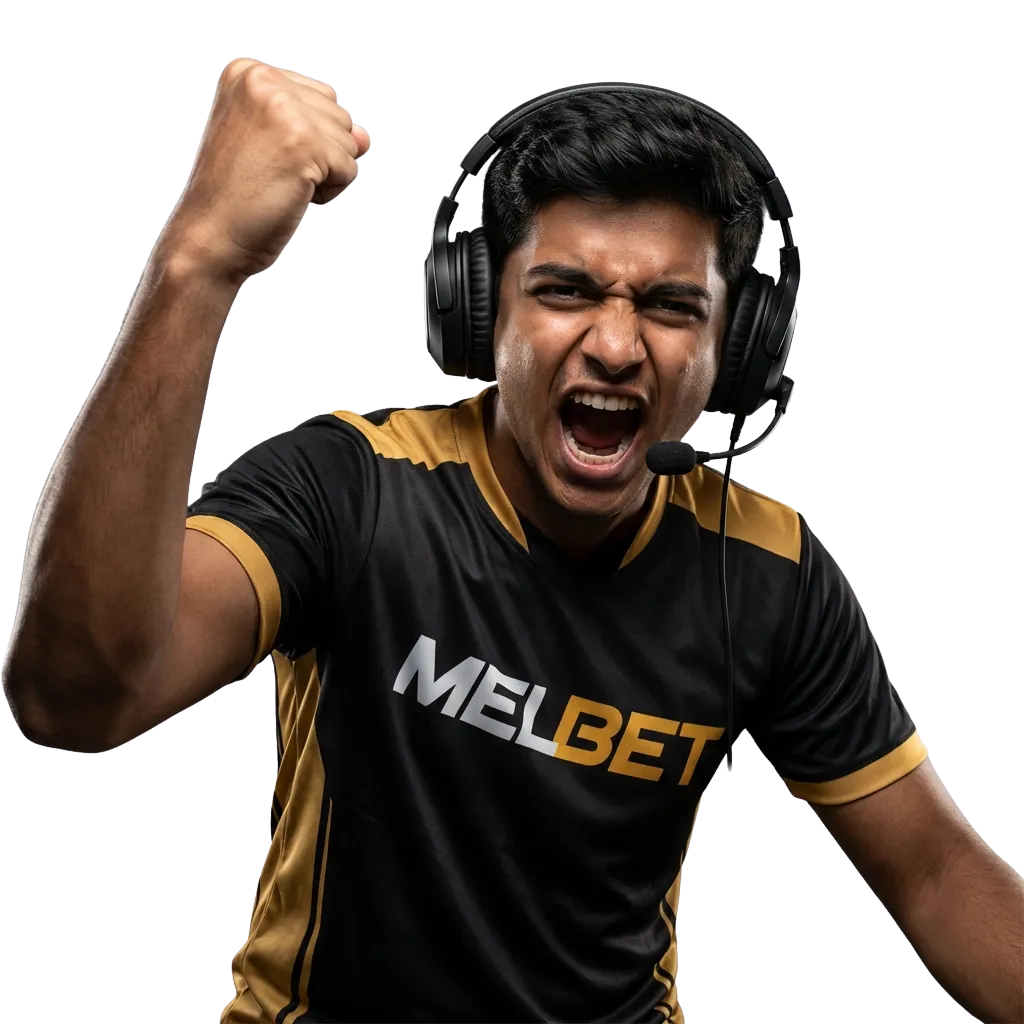 Melbet esports betting platform showing Dota 2 and CS2 tournaments with bonus offers for Indian players