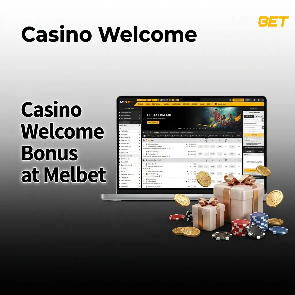 Melbet casino welcome bonus offer showing 500% match up to ₹75,000 for new Nigerian players with wagering terms