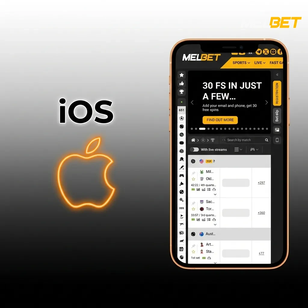 iOS app download instructions showing steps to get the app from the Apple App Store on iPhone or iPad
