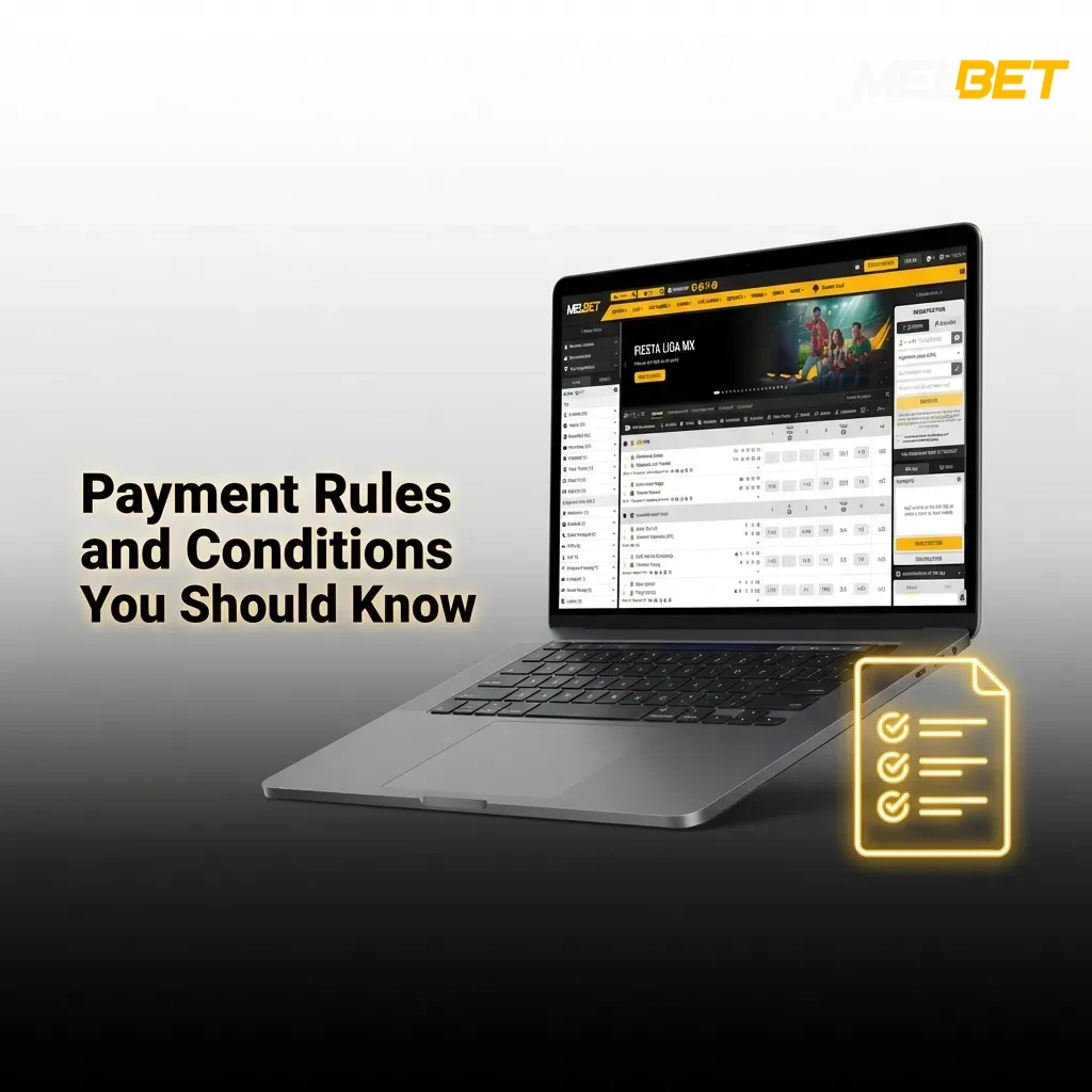 Checklist icon representing payment rules including identity verification, withdrawal methods, and transaction limits