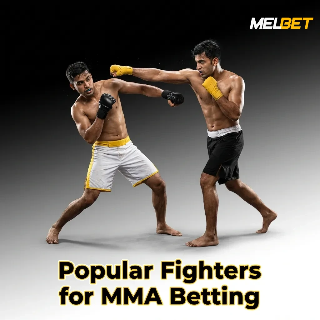 MMA fighters including champions and top contenders available for betting across UFC promotions and major events