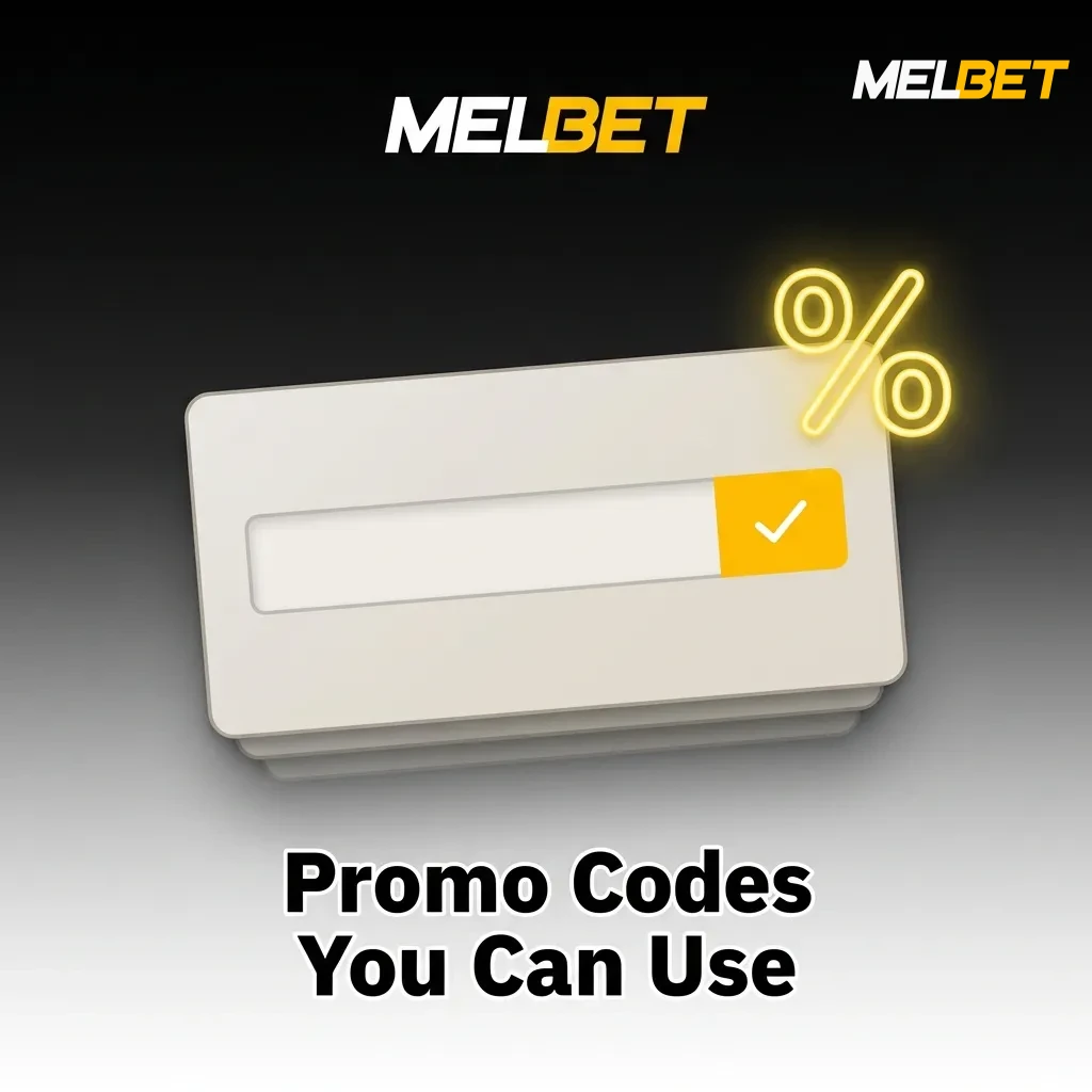 Melbet promo codes table showing registration bonuses including 500% deposit match, cricket bet bonus, and free spins