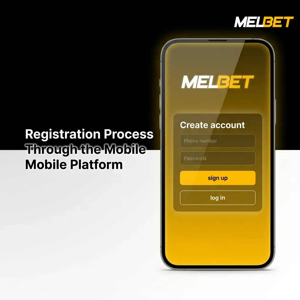 Mobile app registration screen showing sign-up process with phone/email options and account creation steps