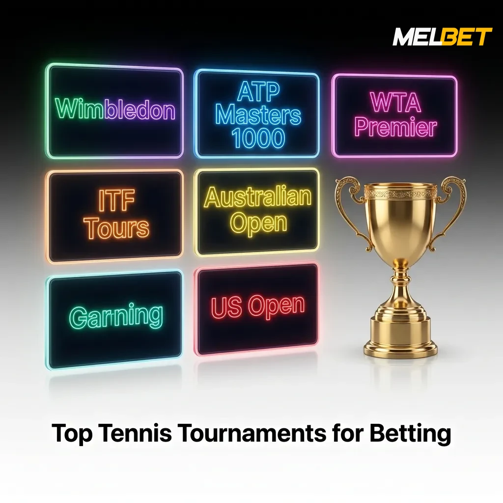 Tennis racket and ball on court with Grand Slam tournament locations highlighted on world map for betting opportunities