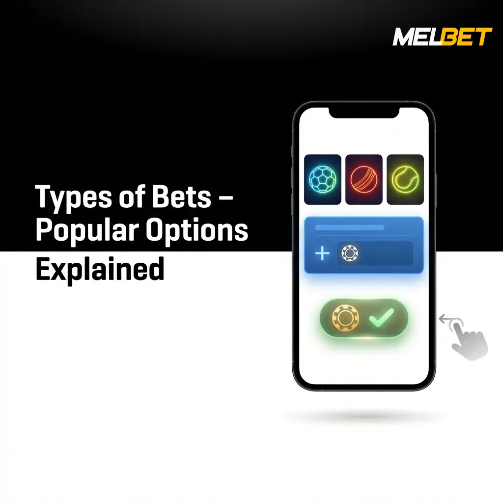Graphic showing three betting types: Single Bet, Express Bet, and System Bet with brief explanations of each option.