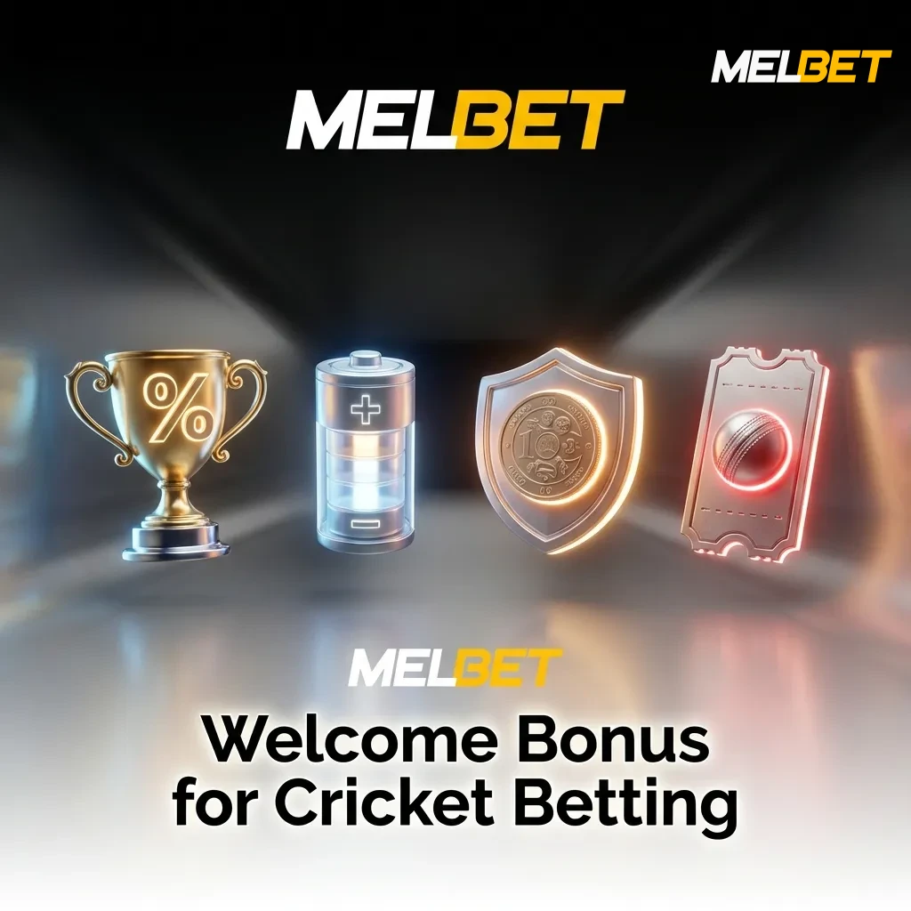 Melbet cricket betting welcome bonus offer showing 500% bonus up to ₹75,000 for new users with deposit methods