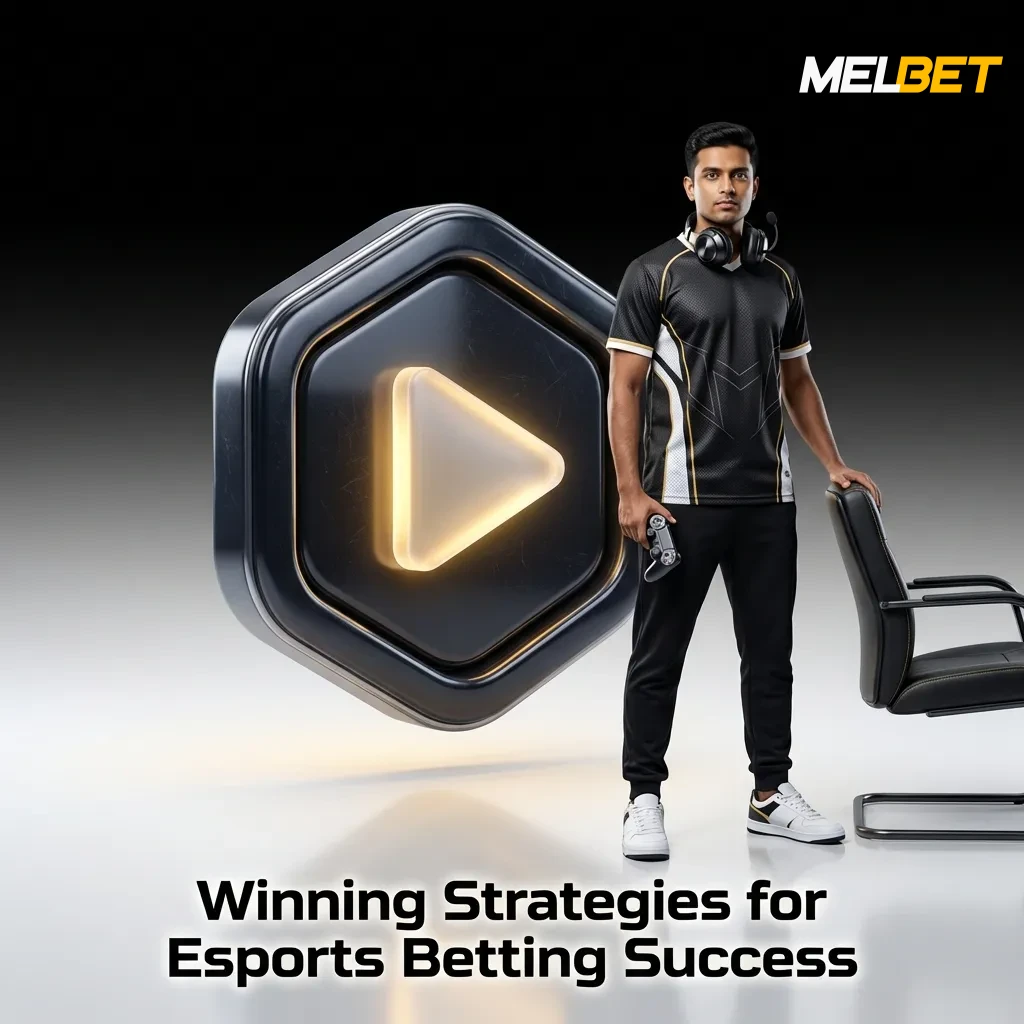 Esports betting strategy guide showing tips for bankroll management, research, and successful wagering on competitive gaming.