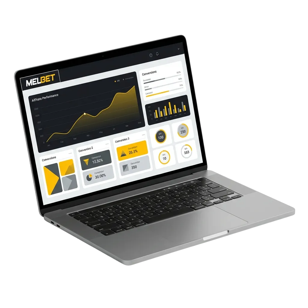 Melbet affiliate program partnership opportunity showing commission structure and earning potential for Indian market