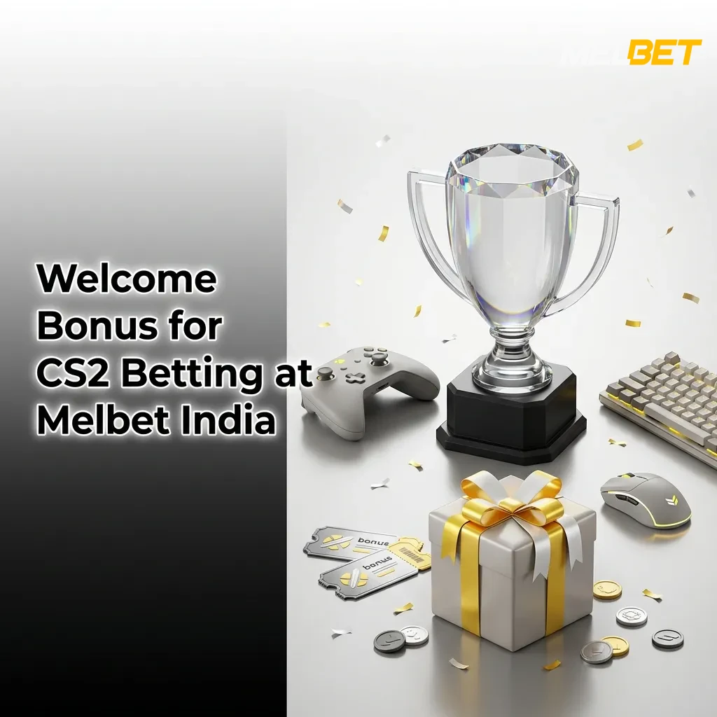 Melbet India offers 500% welcome bonus up to ₹75,000 for CS2 betting and eSports on first deposit of ₹100 or more