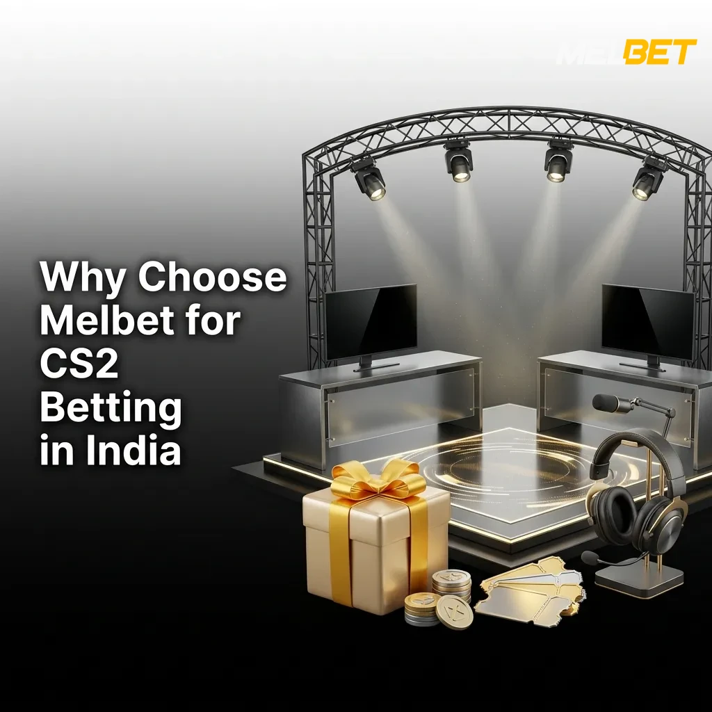 Melbet CS2 betting platform interface showing competitive odds, payment options, and welcome bonus for Indian players